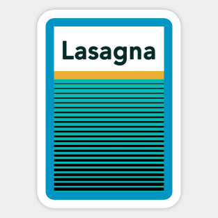 Pack of Lasagna Sticker